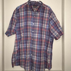 Mens Short Sleeve Button Down